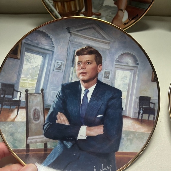 6 Franklin Mint JFK Plates - Picture 7 of 15